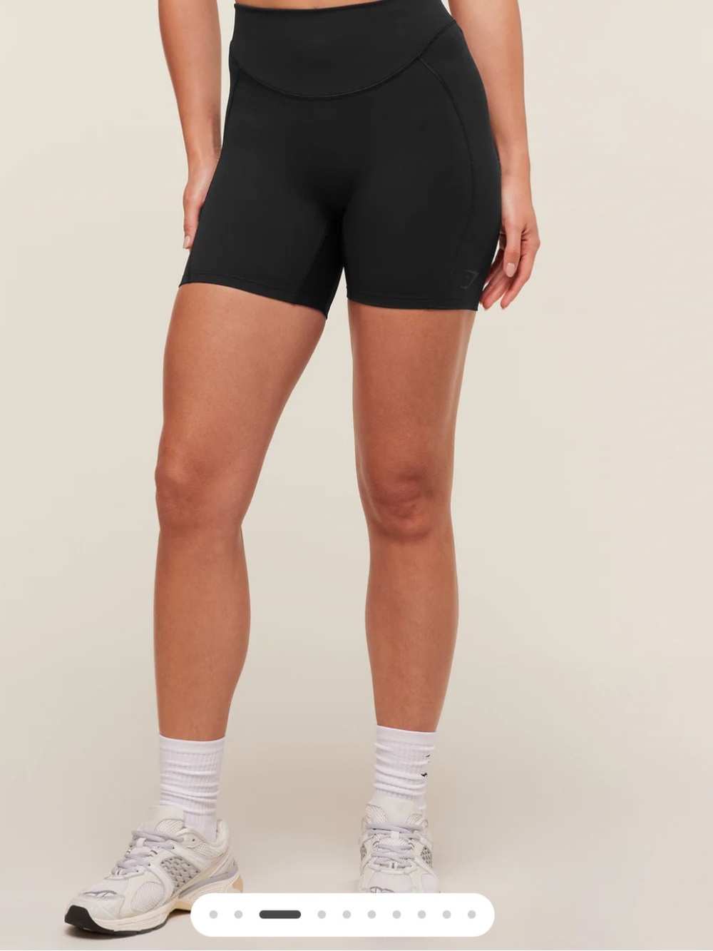Gymshark Black LIFTING DIPPED WAISTBAND SHORTS - Picture 3 of 8